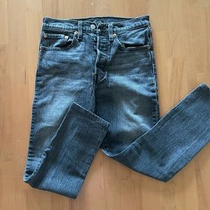 LEVI’S 501 Skinny Washed Black Size 26 Jeans